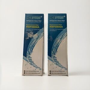 Icepure Refrigerator Water Replacement Filter RWF0900A Lot Of 2 New